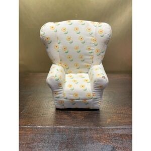 American Girl Angelina Ballerina Mini Armchair Doll Furniture‎ Yellow Floral